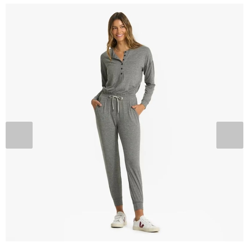 Vuori Womens Jumpsuit Lux Henley